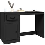 Radni stol s ladicom crni 115 x 50 x 75 cm konstruirano drvo | shoptok.hr