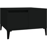 The Living Store Klubska mizica črna 55x55x36,5 cm inženirski les - Klubska Mizica, (21421414) | Shoptok.si