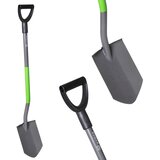 KADAX Lopata ostra 119 cm kovinska vrtna ergonomska lopata s koničastim ročajem, (5000353829) Cene