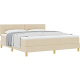Box Spring Postelja z Vzmetnico Krem 180x200 cm Tkanina, (22081172) | Shoptok.si