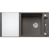 Blanco sudoper AXIA III XL 6 S InFino SILGRANIT daska staklo, s dalj. upr. - VULKAN SIVA | shoptok.hr