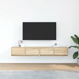 TV ormarići 2kom boja hrasta 80x31x25,5 cm konstruiranog drva | Eponuda.com