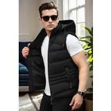 Dewberry 17736 Removable Hooded Mens Vest-BLACK Cijene