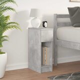  Noćni ormarić s ladicom beton sivi 20x36x60 cm | Eponuda.com