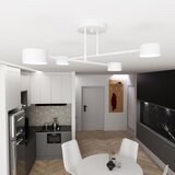  plafonski luster halo 4xGX53/10W/230V bela | Eponuda.com