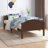 vidaXL Okvir za krevet od masivne borovine tamnosmeđi 100 x 200 cm Cijene