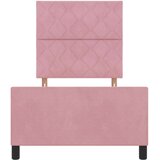 vidaXL Krevet od pink baršuna 100x200 cm | shoptok.hr