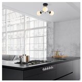 Opviq Vislica DAISY 146, crna, metal, 48 x 48 cm, visina 34 cm, 3 x E27 40 W, Daisy-147-AV3 Cijene