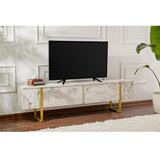 Hanah home TV polica Serenity Fressia Marble Gold Cene