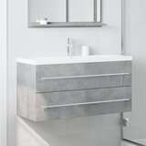 vidaXL Ormarić za umivaonik siva boja betona 100 x 38,5 x 48 cm drveni Cijene