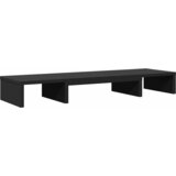  Stalak za monitor podesivi crni 80 x 24 x 10,5 cm drveni | shoptok.hr