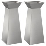  Set stalaka za biljke Nehrđajući čelik 40 x 40 x 101 cm | shoptok.hr