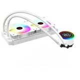 cpu hladnjak aio liquid helios C15 white 12cm fan temperature display intel/argb 240mm liquid cooling cpu fan, 40917