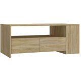 Maison Chic Klubska mizica - kavna mizica - Nizka mizica sonoma hrast 102x55x42 cm inženirski les, (21752878) Cene
