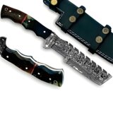 IZMAEL Damaskni vanjski nož DN-38749 - Smeđa | shoptok.hr