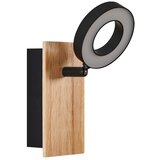 Eglo 901202 - led zidna spot svetiljka rielves LED/4,2W/230V crna/braon | Eponuda.com