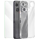 Oem Mayaxess, Zaščitni paket 2-v-1: ovitek + kaljeno steklo za Nothing Phone 3, Prozorno, (5000208741) | Shoptok.si