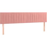  s oprugama i madracem ružičasti 120 x 190 cm baršunasti | shoptok.hr