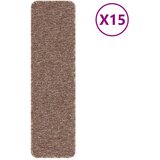  Podloge protiv klizanja za stepenice 15 pcs Smeđa 75 x 20 cm PP | shoptok.hr