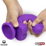 INTOYOU Liketrue realistični dvoslojni dildo 20cm, ljubičasta | shoptok.hr