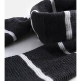 Gemre Black scarf with white stripes Kari | Shoptok.si
