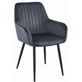  SOLDEN stolica - tamno sivi baršun / crne noge x 1 | shoptok.hr