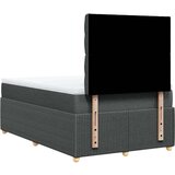 vidaXL Krevet box spring s madracem tamnosivi 120 x 190 cm tkanina | shoptok.hr
