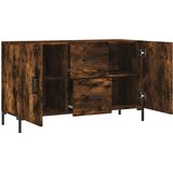  Komoda boja dimljenog hrasta 100 x 36 x 60 cm konstruirano drvo | shoptok.hr