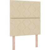 Box Spring Krevet s Dušekom - Krem 80x200 cm Tkanina | shoptok.hr
