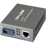 Media Filter MC112CS, 1 x 100M SC port, 1 x 100M RJ45 port (Auto MDI/MDIX), 1310nm Tx/1550nm Rx, Half/Full-Duplex transfer mode for FX port