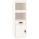  Visoka komoda bijela 34 x 40 x 108,5 cm od masivne borovine | shoptok.hr
