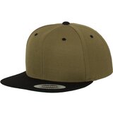 Flexfit Classic Snapback Cap Black/Olive | shoptok.hr