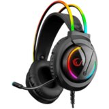  Slušalice sa mikrofonom gaming RAMPAGE RM-K17 X-MONARCH Black USB 7.1 RGB In Line Wire Control | Eponuda.ba