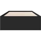  Okvir za krevet crni 90x200 cm konstruirano drvo | shoptok.hr