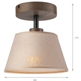  Brilagi - LED Plafonski luster ANTHONY 1xE14/60W/230V hrast/orah/bež | Eponuda.com