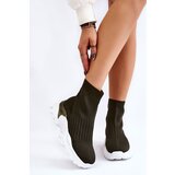 Kesi Women's Sneakers with High Socks Jovie Green | shoptok.hr