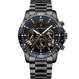  Moška ura POEDAGAR RQ - 41333 - Modra / Črna / Zlato-roza KP41333 | Shoptok.si