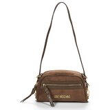 Love Moschino SIGNATURE ZIP XBODY Smeđa Cijene
