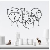 Wallity zidna dekoracija Adrianus, 61x38,5cm, Crna | Eponuda.com