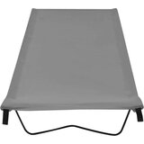  Kamp postelja 180x60x19 cm oksford blago in jeklo siv | Shoptok.si