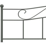 Posteljni okvir siv kovinski 180x200 cm | Shoptok.si