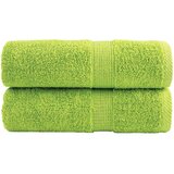 vidaXL Premium ručnici za goste SOLUND 2 kom. zelene boje jabuke 30x50 cm 600 g/m² - Jabukova zelena 30 x 50 cm 2 | shoptok.hr