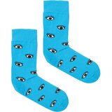 Kabak Unisex's Socks Patterned Blue Eyes Cene