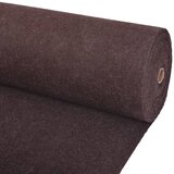  Svečani tepih rebrasti 1,6 x 10 m smeđi | shoptok.hr
