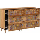  Kreveta 2 pcs Prirodna 60 x 33 x 75 cm Čvrsto drvo manga | shoptok.hr