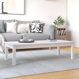  Stolić za kavu bijeli 110x50x30 cm od masivne borovine | shoptok.hr