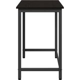  Stol Crni hrast 80 x 50 x 76 5 cm Inženjerska drva i čelik | shoptok.hr