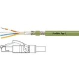 806409 RJ45 omrežni kabel CAT5e SF/UTP 0.5 m zelena PUR plašč, pletena zaščita, zaščita iz folije, prožen notranji vodnik 1 kos, (20417859)