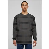 UC Men Oversized Striped Long Sleeve Basket/Black