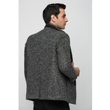Dewberry PLT8327 MEN'S COAT-PATTERNED GREY | Shoptok.si